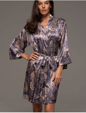 Короткий халат-кимоно Mia-Amore GIOCONDA 4683, Цвет: мультицвет, Размеры: 2XL/3XL