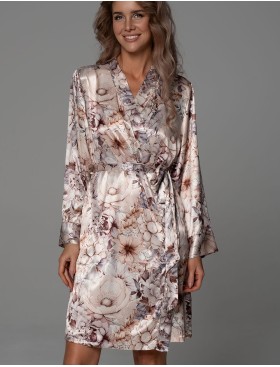 Короткий халат-кимоно Mia-Amore LAUREL 4783, Цвет: мультицвет, Размеры: 4XL/5XL, изображение 4