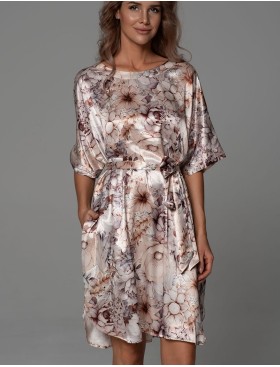 Шёлковая туника Mia-Amore LAUREL 4785, Цвет: мультицвет, Размеры: 4XL/5XL