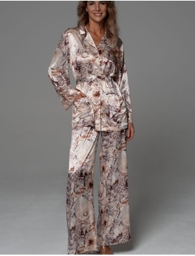 Шёлковая пижама Mia-Amore LAUREL 4786, Цвет: мультицвет, Размеры: 3XL