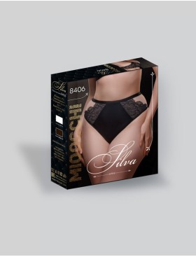 Трусы бразилиана высокие Mioocchi SILVA 8406 peonia d argento, Цвет: peonia d argento (пион), Размеры: M, изображение 4