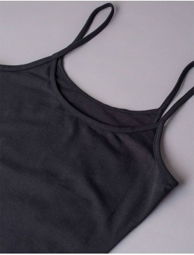 Хлопковая майка на тонких бретелях Sielei NATURAL COTTON 1430 nero, Цвет: nero (черный), Размеры: XS, изображение 5