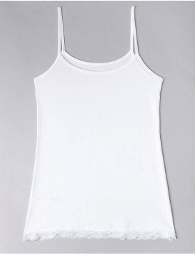 Хлопковая майка-топ Sielei NATURAL COTTON 1432 bianco, Цвет: bianco (белый), Размеры: S, изображение 5