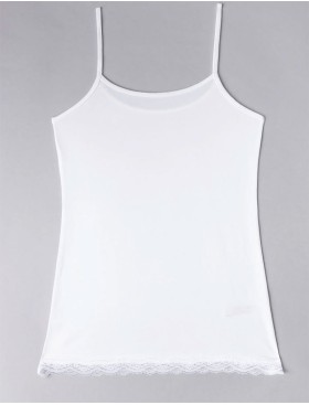 Хлопковая майка-топ Sielei NATURAL COTTON 1432 bianco, Цвет: bianco (белый), Размеры: S, изображение 6