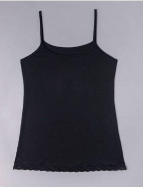 Хлопковая майка-топ Sielei NATURAL COTTON 1432 nero, Цвет: nero (черный), Размеры: XS, изображение 5