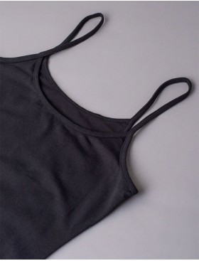 Хлопковая майка-топ Sielei NATURAL COTTON 1432 nero, Цвет: nero (черный), Размеры: XS, изображение 3