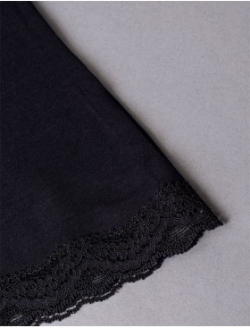 Хлопковая майка-топ Sielei NATURAL COTTON 1432 nero, Цвет: nero (черный), Размеры: XS, изображение 4