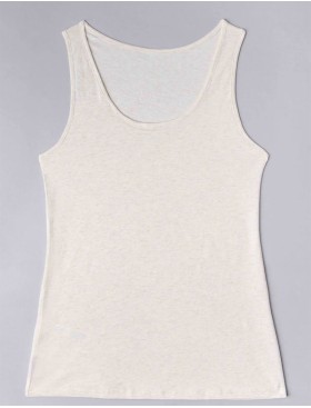 Хлопковая майка широкие бретели Sielei NATURAL COTTON 1438 ecru melange, Цвет: ecru melange, Размеры: XS, изображение 5