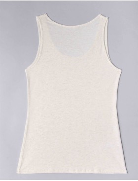 Хлопковая майка широкие бретели Sielei NATURAL COTTON 1438 ecru melange, Цвет: ecru melange, Размеры: XS, изображение 4