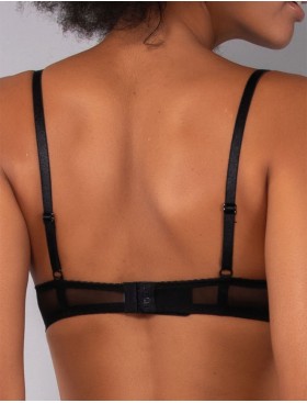 Комплект Sielei балконет+слипы DELICE 78525B nero, Цвет: nero (черный), Размеры: 75B, изображение 3