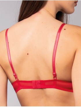 Комплект Sielei балконет+слипы DELICE 78525B rosso, Цвет: rosso (красный), Размеры: 75B, изображение 4