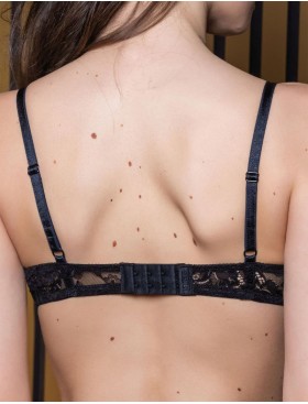 Комплект Sielei LOVELY LACE мягкая чашка+слипы 78105C nero, Цвет: nero (черный), Размеры: 75C, изображение 5