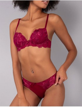 Комплект Sielei PRECIOUS балконет+слипы 78325B cherry, Цвет: cherry (вишня), Размеры: 90B