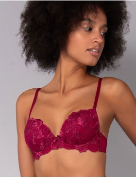 Комплект Sielei PRECIOUS балконет+слипы 78325B cherry, Цвет: cherry (вишня), Размеры: 90B, изображение 2