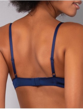 Комплект Sielei PRECIOUS пуш-ап+бразилиана 78347B blu, Цвет: blu (синий), Размеры: 75B, изображение 5