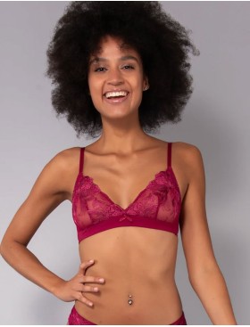 Комплект Sielei PRECIOUS триангул+бразилиана 78367B cherry, Цвет: cherry (вишня), Размеры: 75B, изображение 6