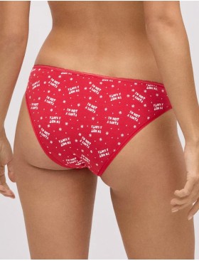 Низкие слипы с рождественским принтом Ysabel Mora 19489 MINI, Цвет: красный, Размеры: S, изображение 2