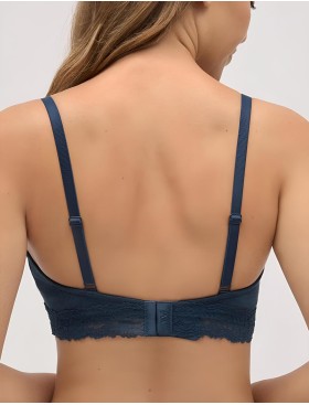Бюстгальтер поролоновый без косточек Ysabel Mora 10761 тёмно-синий, Цвет: тёмно-синий, Размеры: 85B, изображение 2