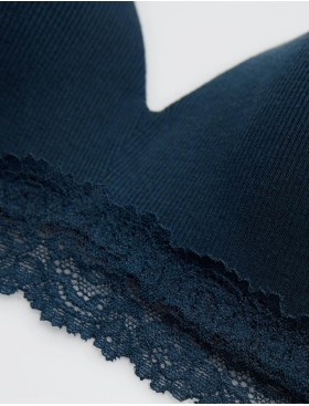 Бюстгальтер поролоновый без косточек Ysabel Mora 10761 тёмно-синий, Цвет: тёмно-синий, Размеры: 85B, изображение 4