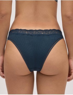 Трусы бразилиана с кружевом Ysabel Mora 10764 тёмно-синий, Цвет: тёмно-синий, Размеры: M, изображение 2