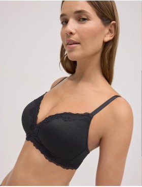 Бюстгальтер бралетт без косточек Ysabel Mora 10769 чёрный, Цвет: чёрный, Размеры: 85B, изображение 3