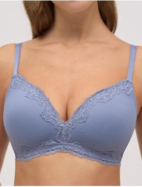 Бюстгальтер бралетт без косточек Ysabel Mora 10769 голубой, Цвет: голубой, Размеры: 85B