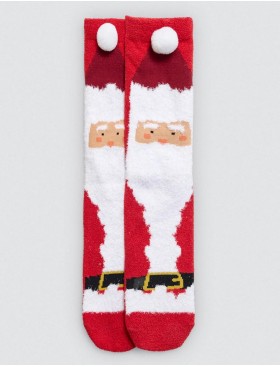 Новогодние женские носки Ysabel Mora 12975, Цвет: красный, Размеры: 36/41