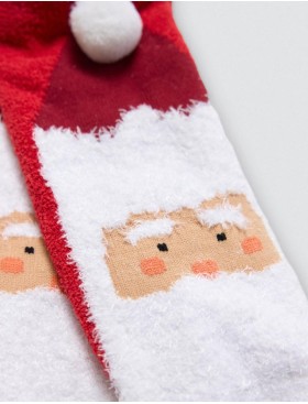 Новогодние женские носки Ysabel Mora 12975, Цвет: красный, Размеры: 36/41, изображение 2