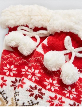 Новогодние женские носки Ysabel Mora 12976, Цвет: красный, Размеры: 36/41, изображение 3