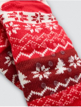 Новогодние женские носки Ysabel Mora 12976, Цвет: красный, Размеры: 36/41, изображение 4