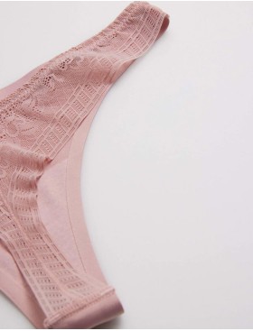 Трусы стринги с кружевом Ysabel Mora 19673 SPECIAL YOU розовый, Цвет: розовый, Размеры: M, изображение 3