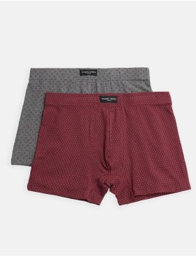 Трусы боксеры Ysabel Mora 20425 (2 шт) серый + бордо, Цвет: серый + бордо, Размеры: L, изображение 6