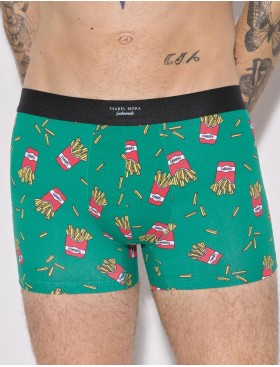 Трусы боксеры Ysabel Mora 20429 (2 шт) зелёный + серый, Цвет: зелёный + серый, Размеры: L