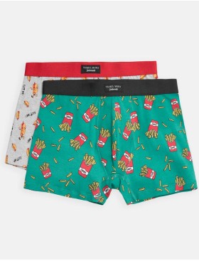 Трусы боксеры Ysabel Mora 20429 (2 шт) зелёный + серый, Цвет: зелёный + серый, Размеры: L, изображение 6