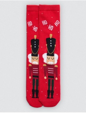 Новогодние мужские носки 2 пары Ysabel Mora 22965, Цвет: красный, Размеры: 41/46, изображение 2