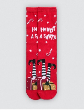 Новогодние мужские носки 2 пары Ysabel Mora 22965, Цвет: красный, Размеры: 41/46, изображение 3