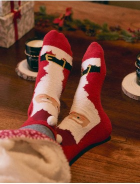 Новогодние мужские носки Ysabel Mora 22966, Цвет: красный, Размеры: 41/46