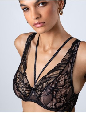 Бюстгальтер бралетт Alles THE ICON M bralette черный, Цвет: черный, Размеры: 85E, изображение 3