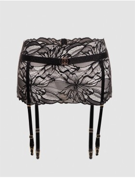Высокий кружевной пояс Alles THE ICON garter belt черный, Цвет: черный, Размеры: XL, изображение 9