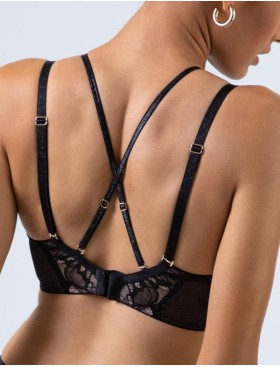 Бюстгальтер с пуш-ап вкладышами Alles THE ICON 01 P-UP черный, Цвет: черный, Размеры: 90C, изображение 2