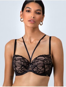 Бюстгальтер с пуш-ап вкладышами Alles THE ICON 01 P-UP черный, Цвет: черный, Размеры: 90C, изображение 3