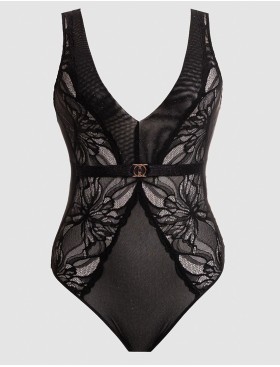 Кружевное боди Alles THE ICON body, Цвет: черный, Размеры: S, изображение 8