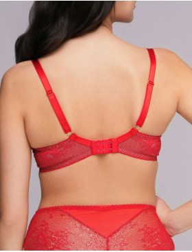 Мягкий кружевной бюстгальтер Ava 2252 M red, Цвет: красный, Размеры: 70E, изображение 2