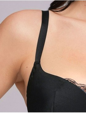 Бюстгальтер на поролоне Ava BASIC 2256 U черный, Цвет: черный, Размеры: 100B, изображение 5