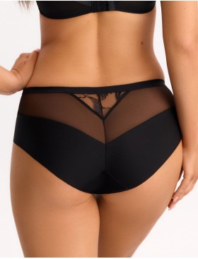 Высокие трусы Bella Misteria BLACK DIAMOND briefs, Цвет: черный, Размеры: 2XL, изображение 2