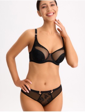 Трусы бразилиана Bella Misteria BLACK DIAMOND brazilian, Цвет: черный, Размеры: 2XL, изображение 3