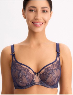 Бюстгальтер полумягкий Bella Misteria MAGIC SAPPHIRE half padded, Цвет: темно-синий, Размеры: 70D, изображение 4