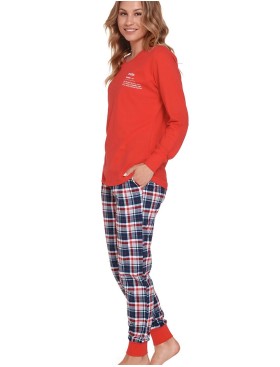 Хлопковая пижама с брюками Doctor Nap PM.4363 RED, Цвет: красный, Размеры: S, изображение 2