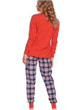 Хлопковая пижама с брюками Doctor Nap PM.4363 RED, Цвет: красный, Размеры: S, изображение 3