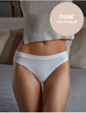 Эластичные хлопковые стринги Janira COTTON FLEXIE ADAPT Tanga 1032461 dune, Цвет: dune (песочный), Размеры: S/M/L/XL